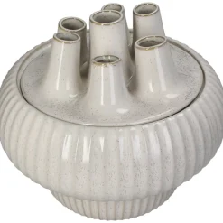 Kersten B.V. Vase Stoneware weiß 29x29x25.5cm