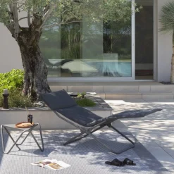 Lafuma Outdoor Beistelltisch Vogue perforiert grau (Titane)