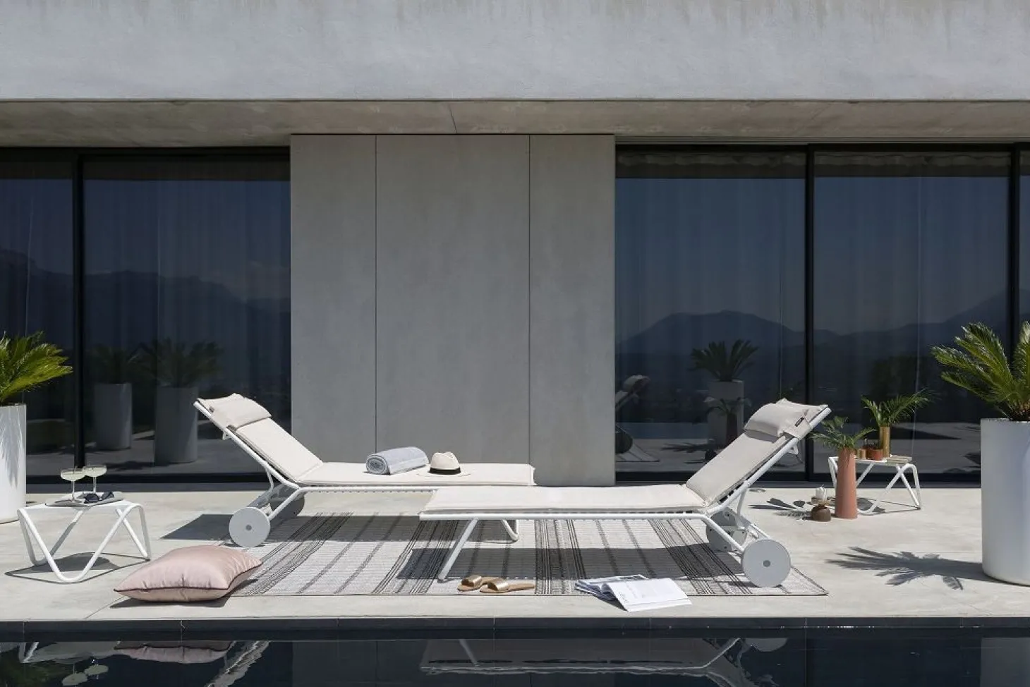 Lafuma Outdoor Sonnenliege BAYANNE Jade / Gestell Titane