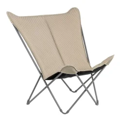 Lafuma Pop Up Lounge Chair XL BEC Beige Moka