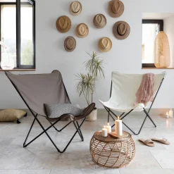 Lafuma Pop Up XL Design Outdoor Sessel Grès (Taupe)