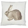 Lazis Kissenhülle Harvey mit Hasenaufdruck 50 x 50 cm