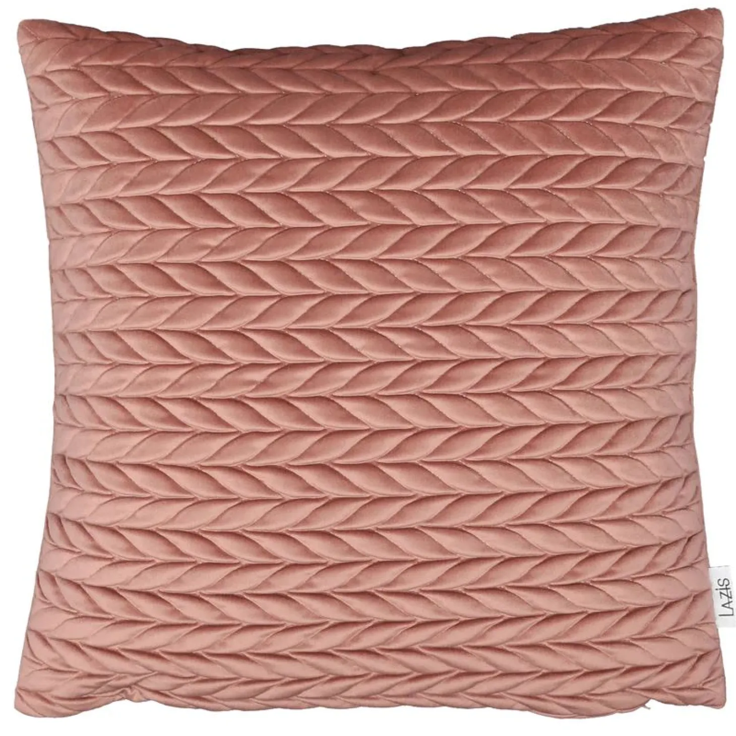 Lazis Samt Wendekissenhülle Erin 45 x 45 cm - Zopfmuster