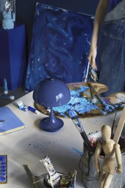 Louis Poulsen Panthella 160 tragbare Tischleuchte Opal Beige