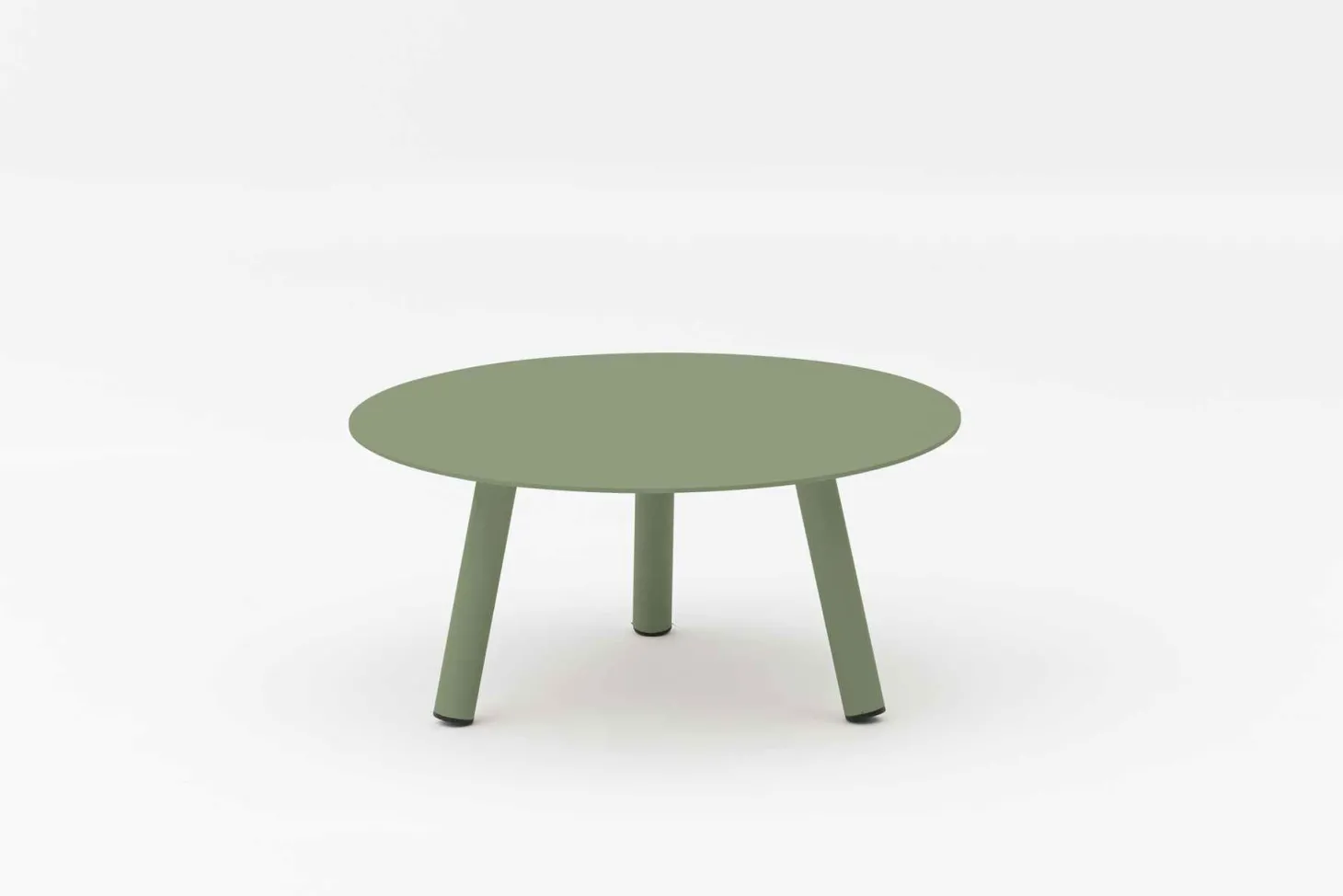 4-M Design Harbour niedriger Bestelltisch Outdoor Grün, H 28 cm, Ø 60 cm