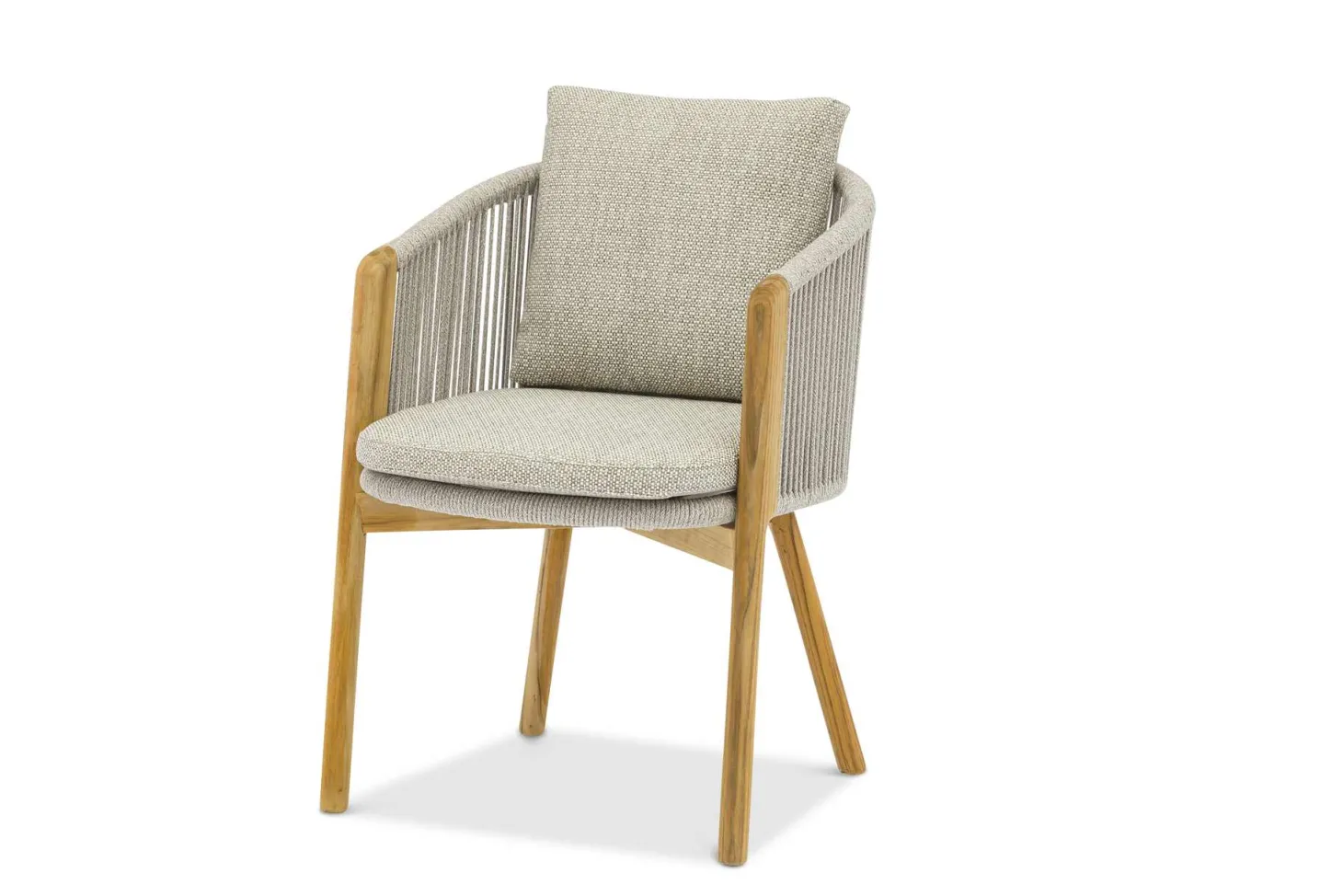 4-M Design Haven bequemer Outdoor Armlehnstuhl Mokka