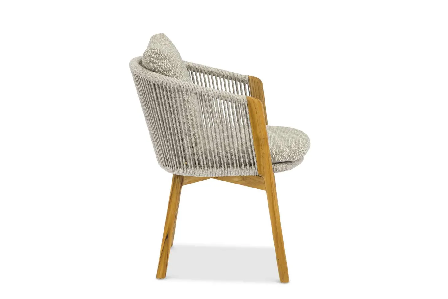 4-M Design Haven bequemer Outdoor Armlehnstuhl Mokka