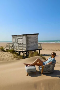 4-M Design Haven Outdoor Lounge Sessel Mokka