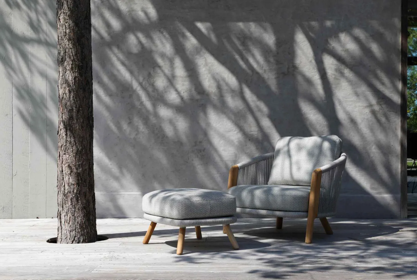 4-M Design Haven Outdoor Lounge Sessel Mokka