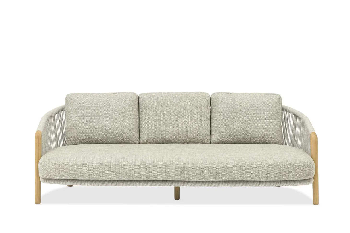 4-M Design Haven 3-Sitzer Outdoor Lounge Sofa in Mokka