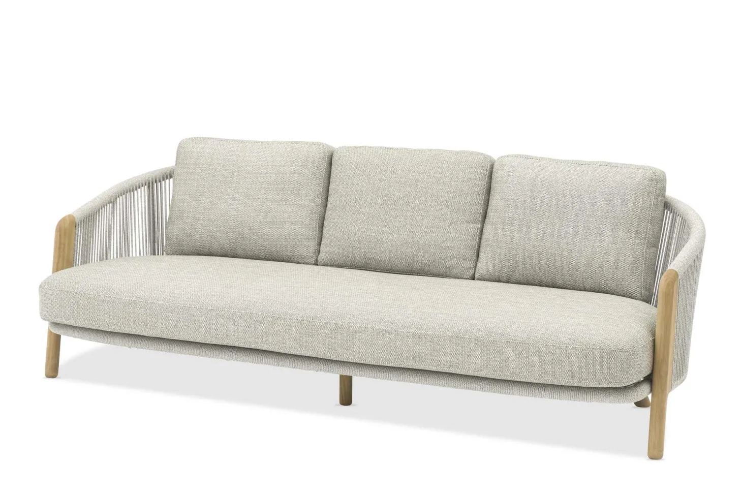 4-M Design Haven 3-Sitzer Outdoor Lounge Sofa in Mokka