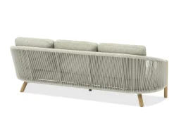 4-M Design Haven 3-Sitzer Outdoor Lounge Sofa in Mokka