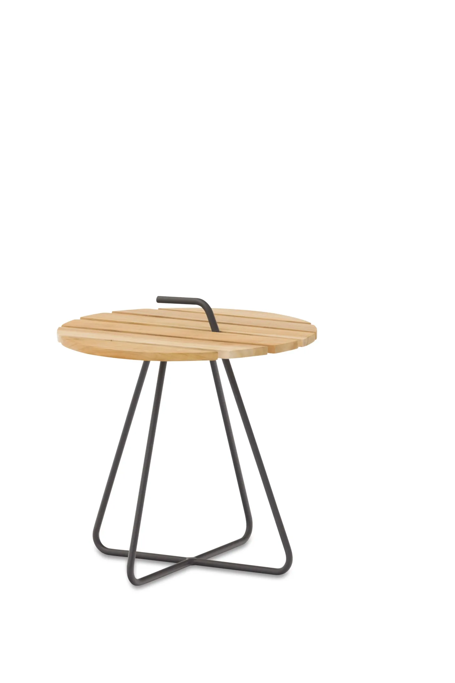 4-M Design Hook moderener Beistelltisch Outdoor Kohle