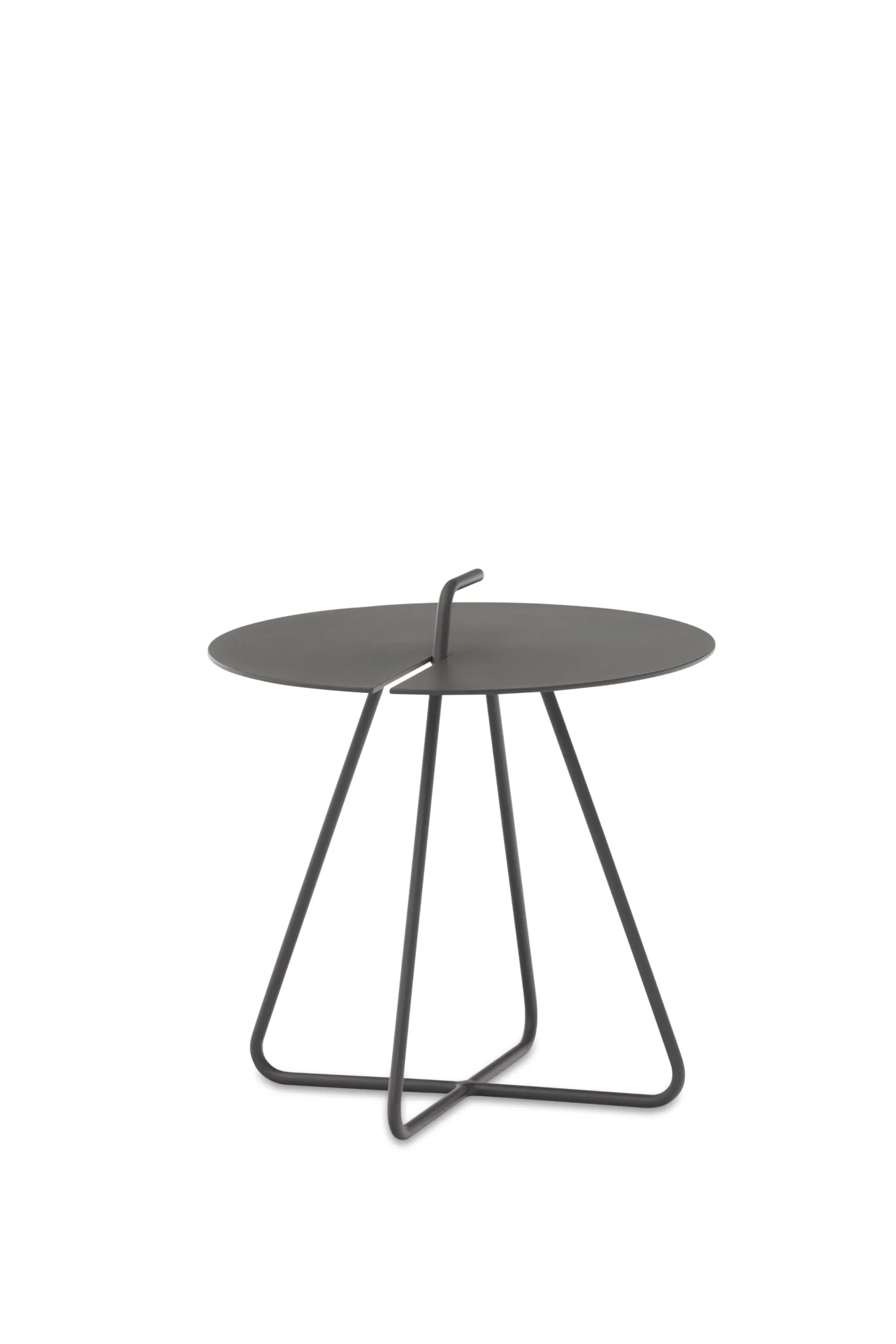 4-M Design Hook moderener Beistelltisch Outdoor Kohle