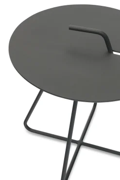 4-M Design Hook moderener Beistelltisch Outdoor Kohle