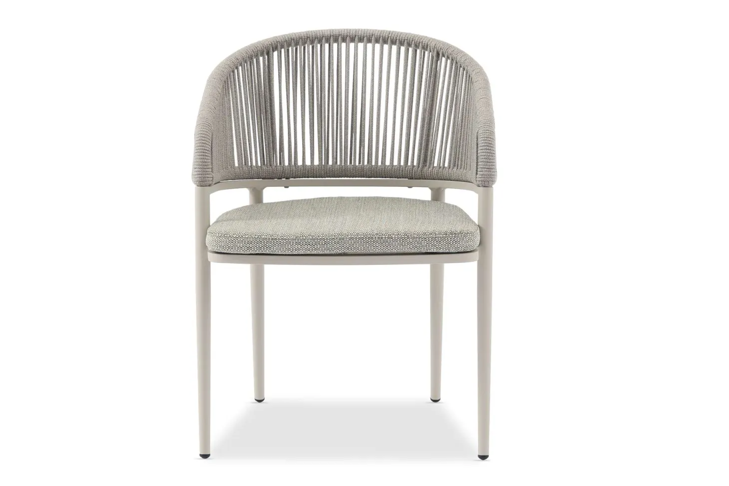 4-M Design Jack Bequemer Outdoor Polstersessel Mokka - Latte, Vertikal