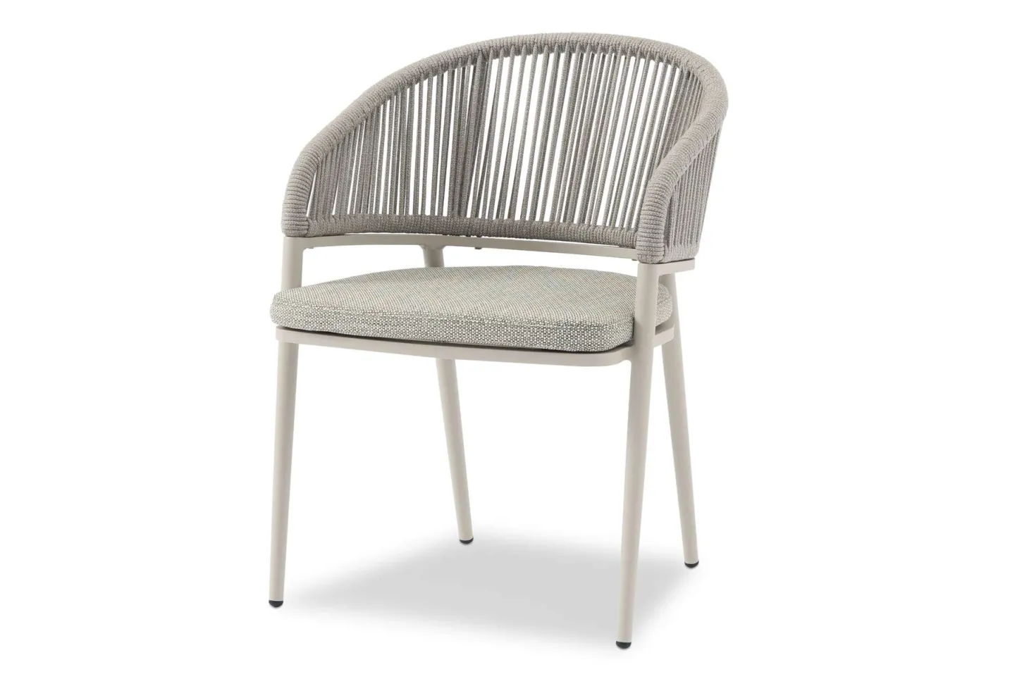 4-M Design Jack Bequemer Outdoor Polstersessel Mokka - Latte, Vertikal