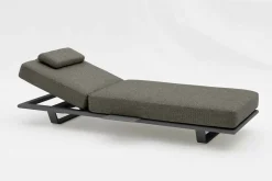 4-M Design Twins Bequeme Einzel Sonnenliege Kohle