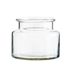 MADAM STOLTZ Glasvase klar Ø 15 cm