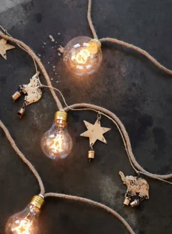 MADAM STOLTZ Lichterkette mit Sternen