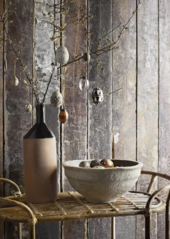 MADAM STOLTZ Pappmasche Eier weiß