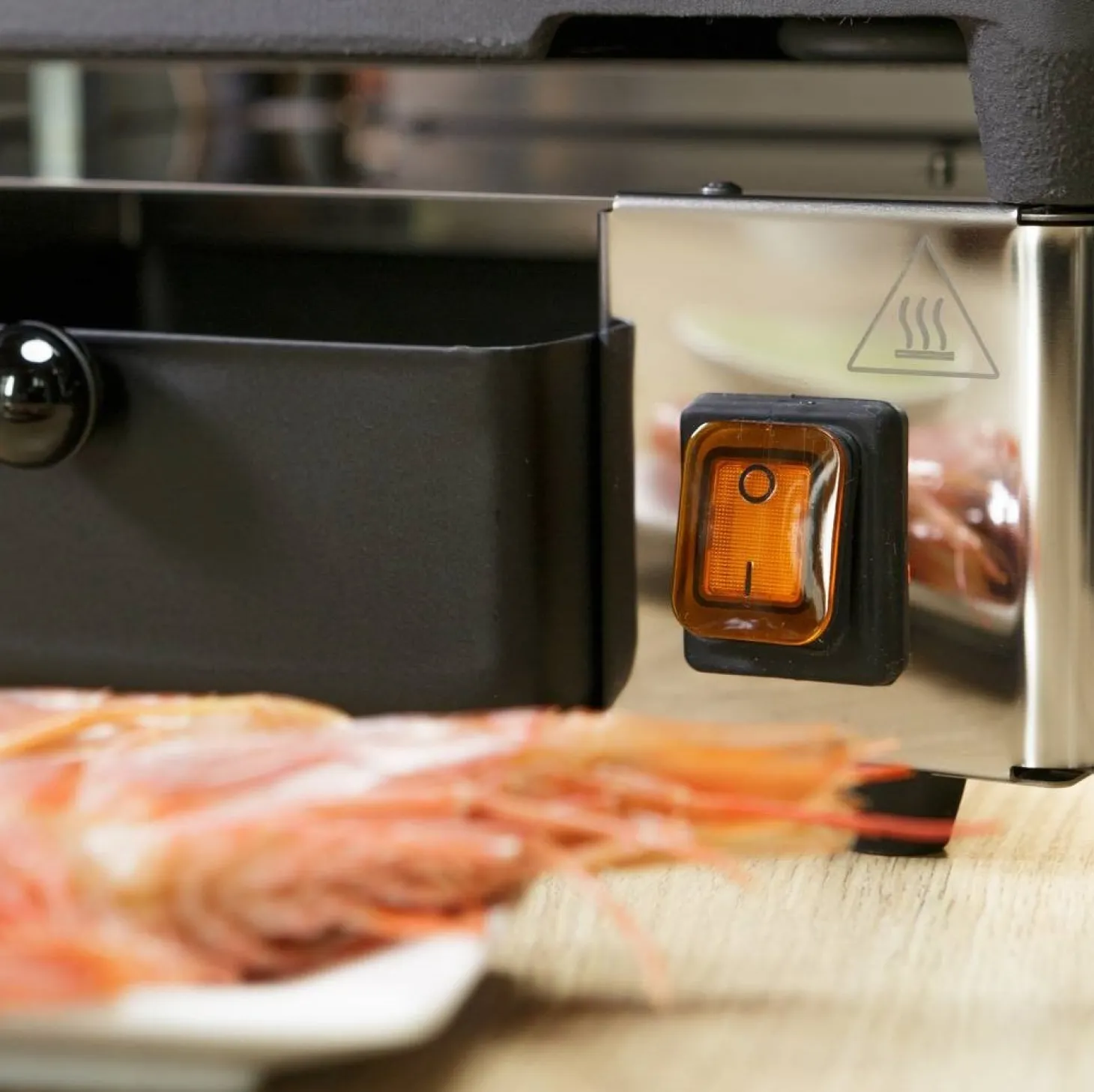 Milantoast Panini Grill Gusseisenplatte glatt, oben und unten