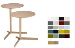 Möller Design Birdy Beistelltisch rund weiß H: 45cm