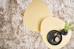 Möller Design Birdy Kiesel Beistelltisch oval staubgrau H: 53cm