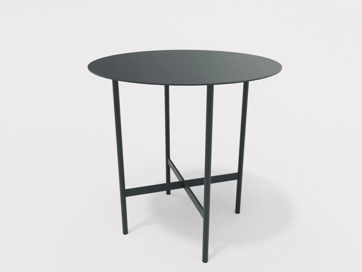 Müller Möbelfabrikation BETA Beistelltisch rund Small RAL 7016 anthrazitgrau