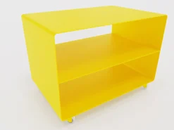 Müller Möbelfabrikation R 103 Rollwagen/Beistelltisch Verkehrsgelb (RAL 1023)