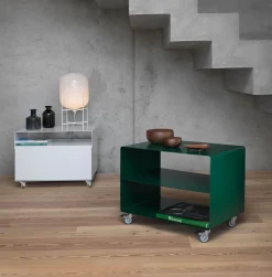 Müller Möbelfabrikation R 103 Rollwagen/Beistelltisch Verkehrsgelb (RAL 1023)