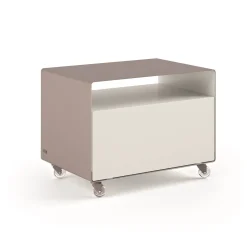 Müller Möbelfabrikation R 107 Rollwagen mit Klapptür Resedagrün (RAL 6011)