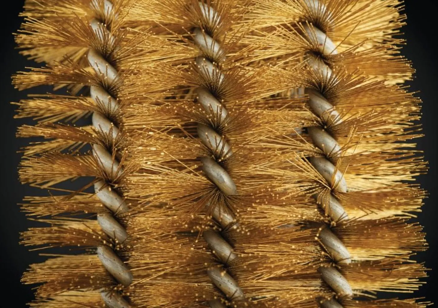 Napoleon Messing Grillbürste dreihreihig