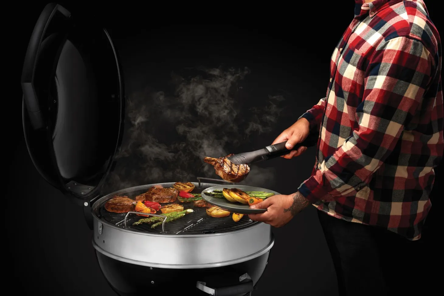 Napoleon PRO18 Holzkohle Kugelgrill schwarz