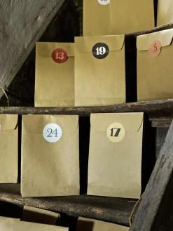 Nordal Adventskalender 24 Tüten + Zahlen