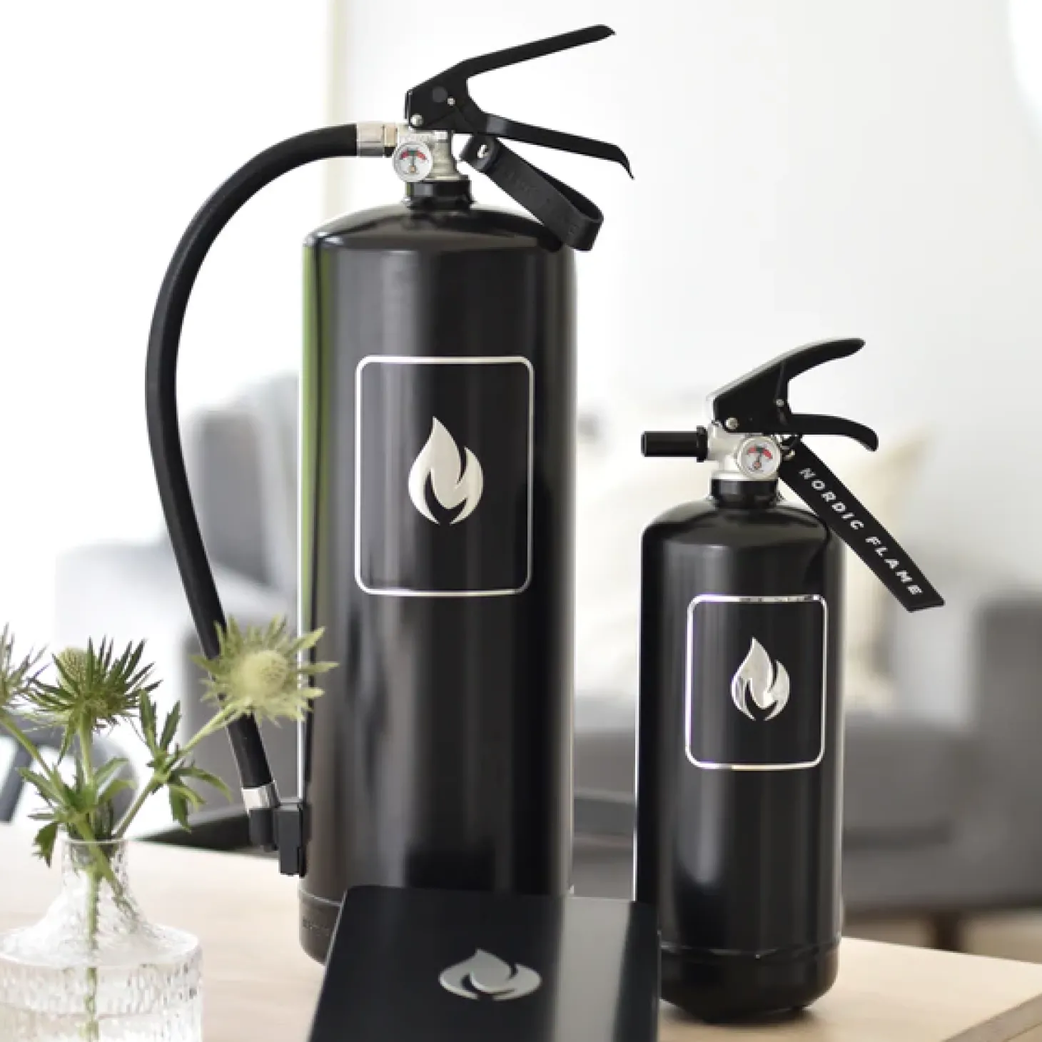 Nordic Flame Feuerlöscher Classic 2 kg - Schwarz