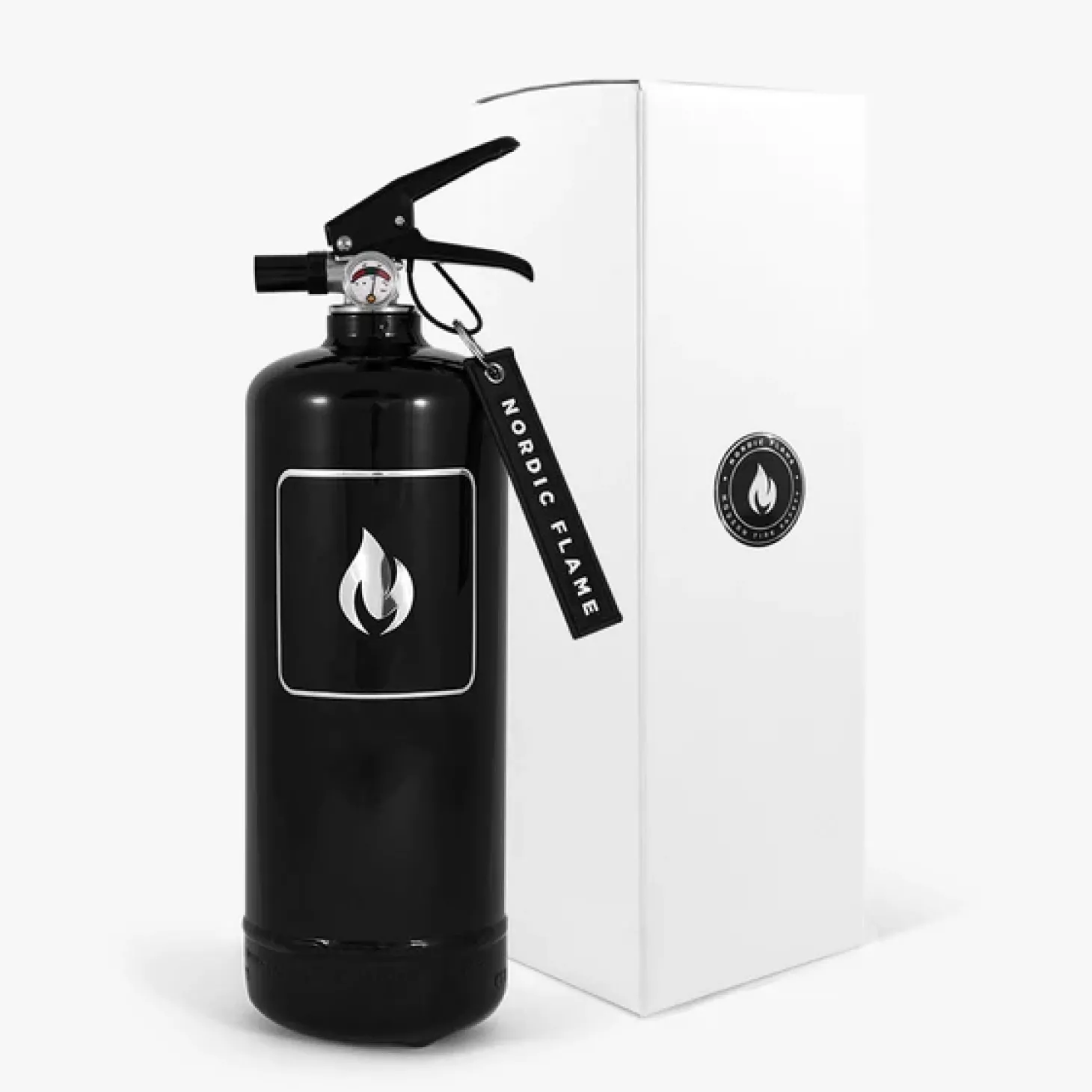 Nordic Flame Feuerlöscher Classic 2 kg - Schwarz