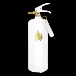 Nordic Flame Feuerlöscher 2 kg - Weiß / Gold