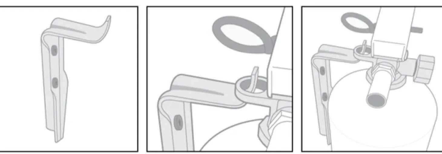 Nordic Flame Feuerlöscher 2 kg - Weiß / Gold