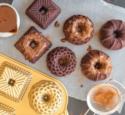 Nordic Ware Backform Geo Bundtlette Mini-Kuchen 0,8 Liter