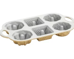 Nordic Ware Backform Geo Bundtlette Mini-Kuchen 0,8 Liter