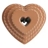 Nordic Ware Herzförmige Kuchenform Tiered Heart Bundt Pan 2,8 Liter