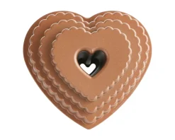 Nordic Ware Herzförmige Kuchenform Tiered Heart Bundt Pan 2,8 Liter