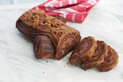 Nordic Ware Weihnachtliche Backform Buche De Noel Yule