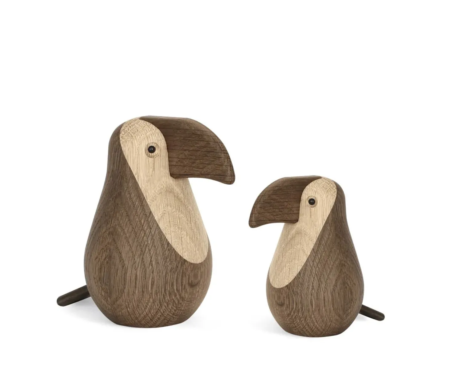 Novoform Holzfigur Tukan Eiche natur 4,8 x 7,6 cm