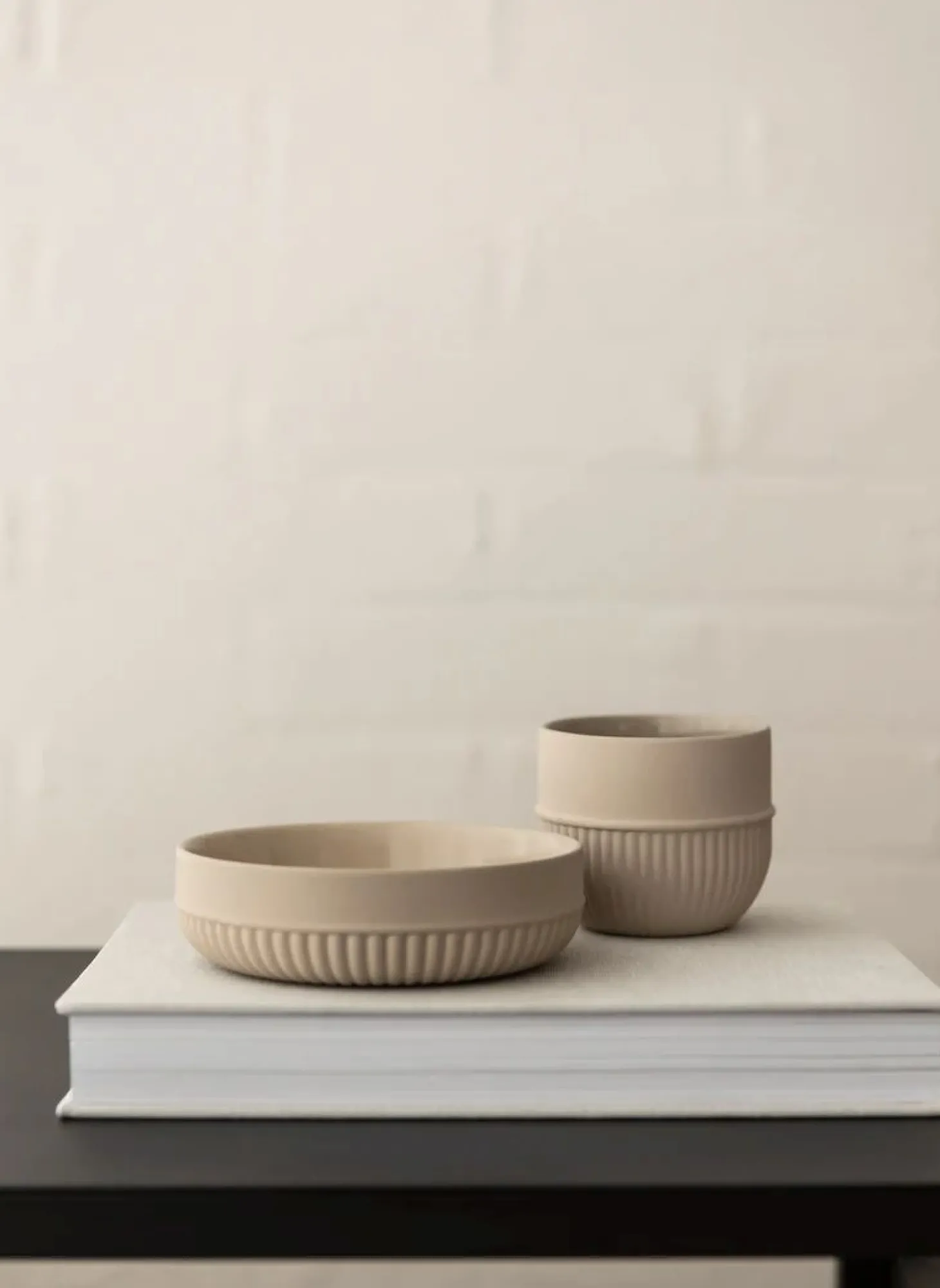 Novoform Root Dessertschale mit hohem Rand cremeweiß