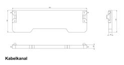 nurus Schreibtisch/Sekretär Renee Platte: Schwarz, Gestell: Schwarz, ohne Öko-Leder