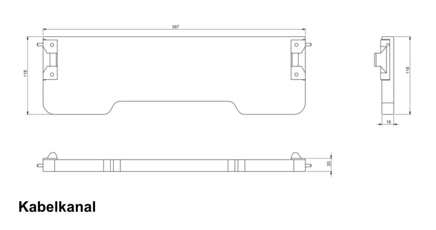 nurus Schreibtisch/Sekretär Renee Platte: Schwarz, Gestell: Schwarz, ohne Öko-Leder