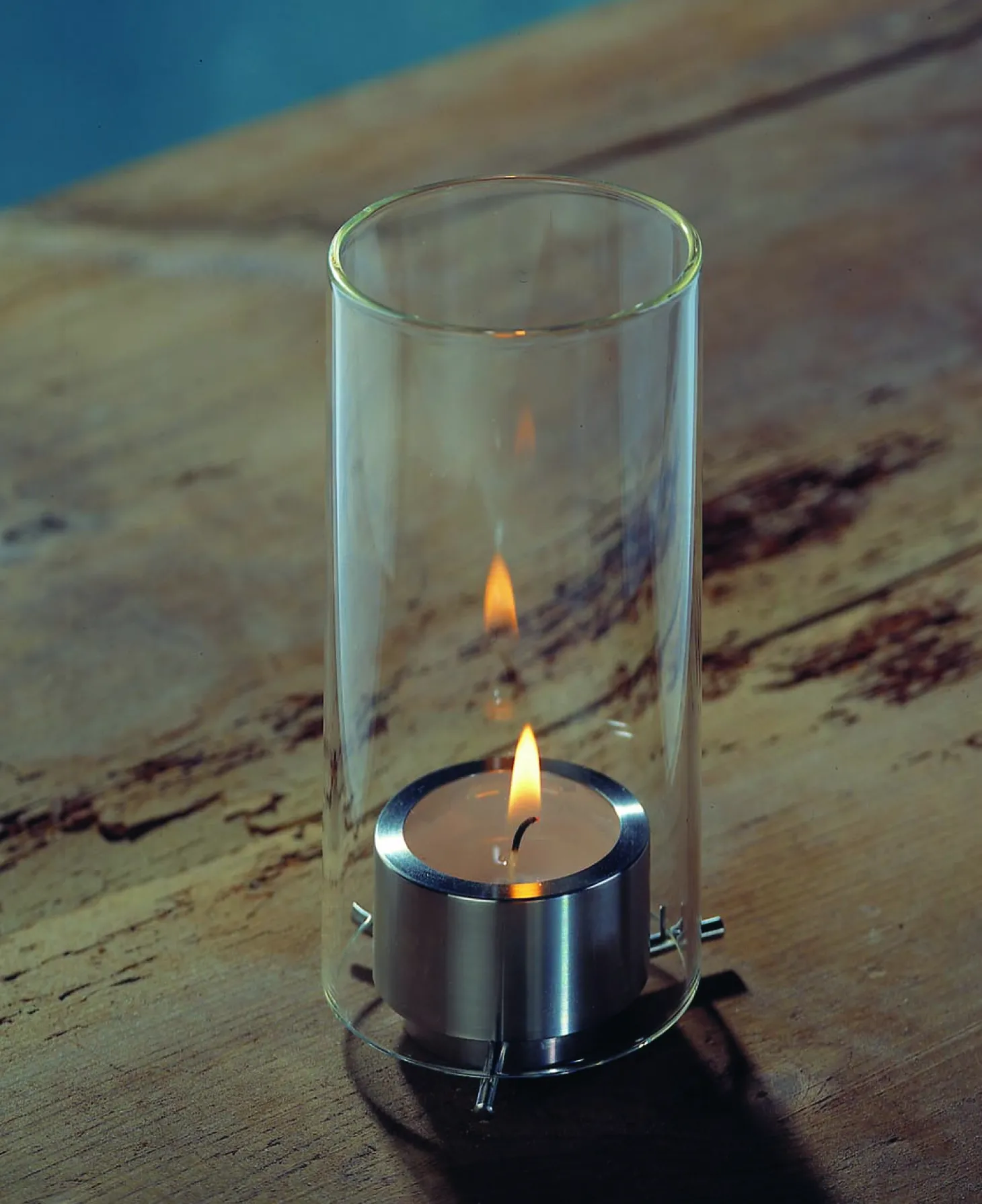 Odin Windlicht Calm Edelstahl Durchmesser 70 mm Höhe 115 mm