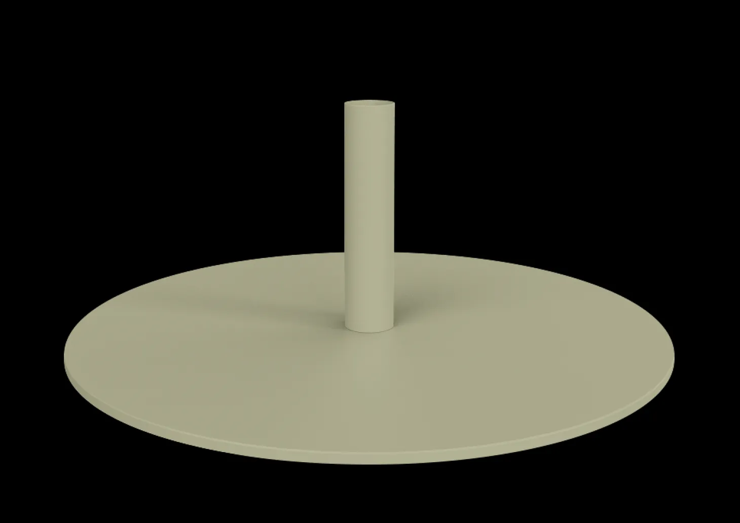 Paranocta Runder Sockel für Lampenmast Grün